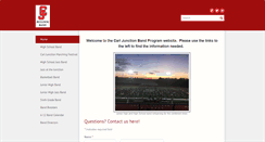 Desktop Screenshot of cjbands.org